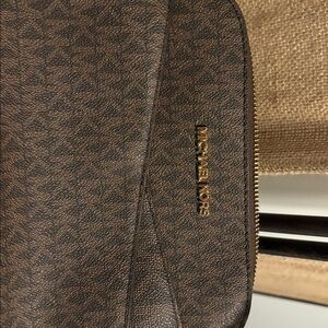 Michael Kors Dark Brown Crossbody Bag excellent condition